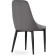 CHIL STILL A Metal Carcass Metal/velor, black/dark gray 47x57x89 cm