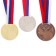 Medal for application "Coat of arms", ⌀ 5 cm, color ser., With a tape