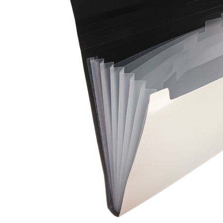 Folder file Calligrata Top Deluxe 6 section. A4 plastic 1.0mm milk. Cut in color-2