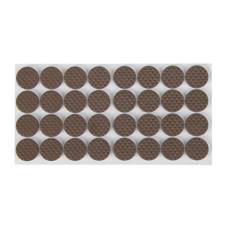 Furniture round tundra, d = 18 mm, 32 pcs., Polymer, brown color