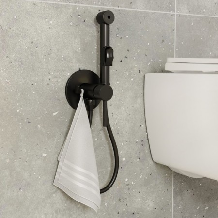 Mixer for IDDIS AXES 003BLR08, single -leaf, shower set, built -in, black 977264-2