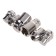 Secretary nuts SkyWay, M12x1.50 32mm, Closed cone, 5 ray, 2 cl, chromium, set 4 pcs