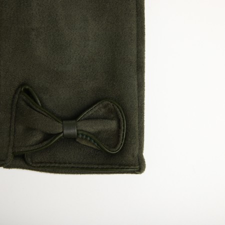 Gloves are female, dimensionless, without insulation, khaki color-2