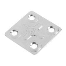 The plate fastener tundra Krep, 37x37x1.2 mm, zinc, in packaging 1 pc.