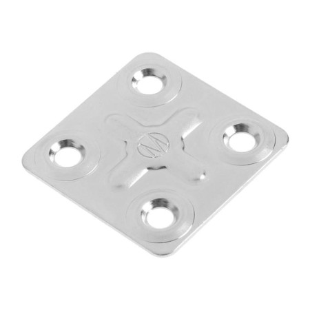 The plate fastener tundra Krep, 37x37x1.2 mm, zinc, in packaging 1 pc.