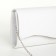 Female bag on a magnet, white color