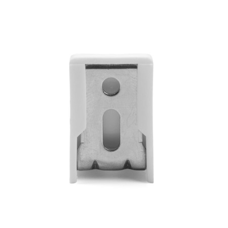 Furniture corner of the tundra, with a decorative lining, 26x26 mm, white-3