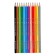 Pencils 12 colors Faber-Castell Eco "Castle" 1201 7/2.8 mm, hexagonal housing, without a sharpener