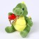 Soft toy "Dragon", with a gift, 17 cm, green color
