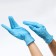 Medical, nitrilum, non -puddy, non -sterile gloves, size m, 50 pairs, blue