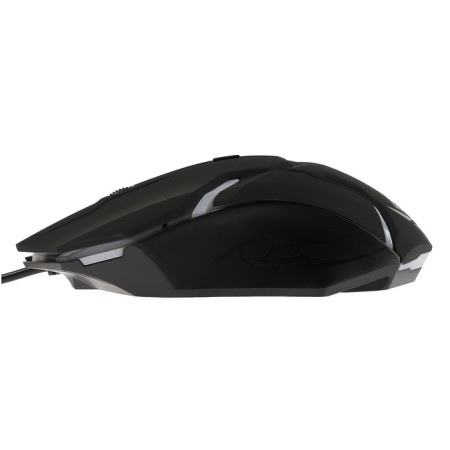 Mouse Nakatomi Mog-03U Gaming, Game, wired, 4 buttons, backlight, 1600 dpi, USB, black-3