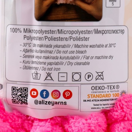 Yarn "Puffy" 100 % micropoliester 9m/100g (377)-3