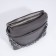 Bag Cross-Bodi with a zipper, gray color