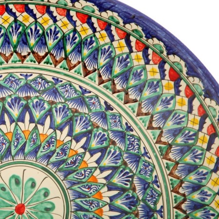 Lryagan Round Rishtan Ceramics, 41cm Mix-7