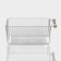 Storage container with handle LADOM "Crystal", 28.5 × 15.3 × 11 cm, the color is transparent
