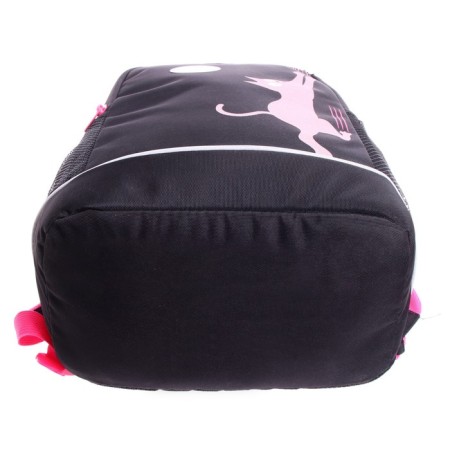School backpack, 38 x 28 x 18 cm, Grizzly 363, ergonomic back, black/pink RG-363-11_1-6