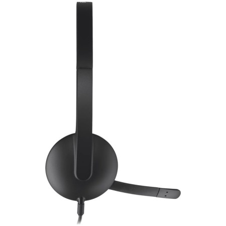 Logitech H340 headphones, computer, microphone, 115 dB, 20 Ohms, USB, 1.8 m, black-1