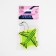 The reflective element "Airplane", bilateral, 5.8 × 5.8 cm, color mix