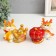 Piggy bank Polystone "Fiery Dragon with Crown" mix 11.5x7x9 cm