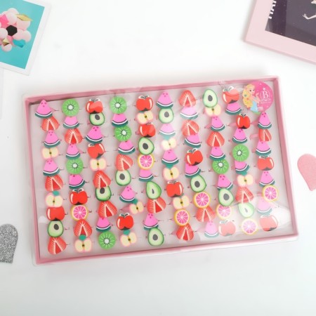 Children's ring "chosen" fruit assorted, mix shape, color, dimensionless-1