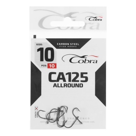 Cobra Allround hooks, series CA125, No. 10, 10 pcs.