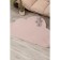 Plush mats Sofi de Marko "Cloud", size 56x93 cm, light pink color