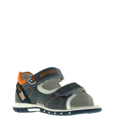 Baby sandals, size 26, jeans color-1