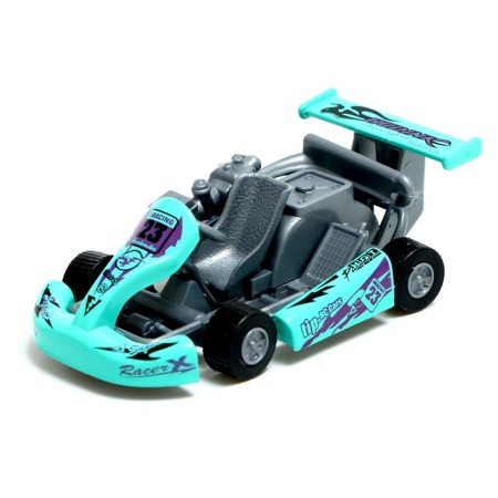 Metal machine "Karting", inertia, color mix