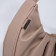 Women's bag El Masta with a zipper, beige color