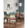 Czech for the chair "Universe of Zigzagov", decorative, velor