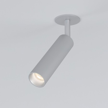 Lamp ceiling Elektrostandard, Diffe LED 8 W, 39x39x200 mm, IP20, Silver Color