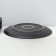 A set of plates of lunch porcelain Magistro Lofty, 6 objects: D = 26.7 cm, black color