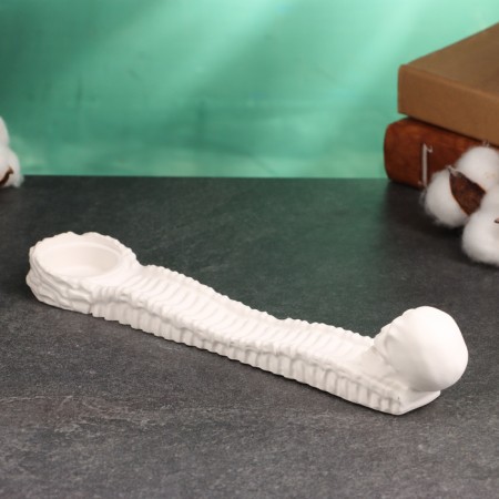 Bowling stand - Skull candlestick 25x5cm-2
