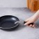 Holder for the frying pan Venus, stainless steel, black color