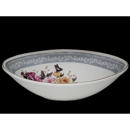 Oval Lenardi Saladnik "violet", length 33 cm