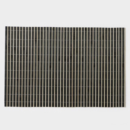 Napkin kitchen "Black straw", 45 × 30 cm, black color