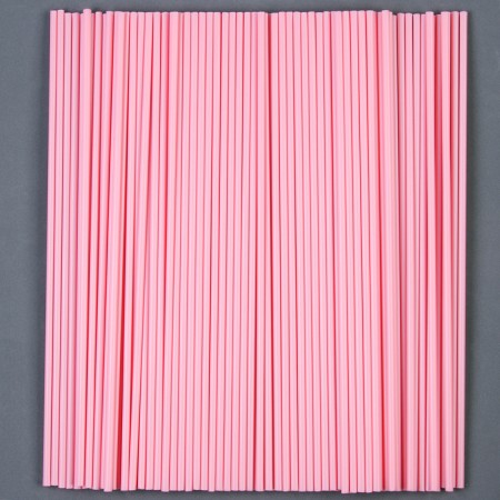 A tube for balls and flags, d = 5 mm, pink color, set 100 pcs.-1