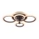 LED ceiling LED with Ambrella Light, Original, Fa526, 4XLED, 81 W, 6075LUM, 3000-6400K, Coffee color.