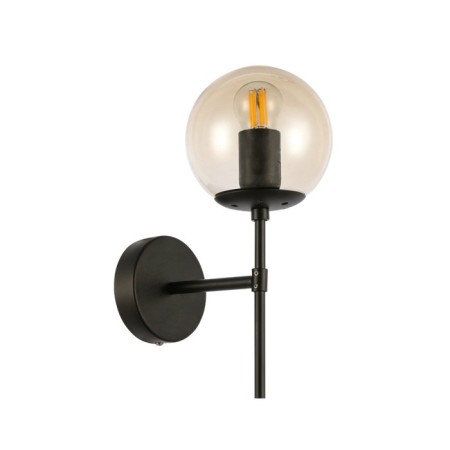 Wall lamp EVOLUCE. Sle154901-01. Lacotta. 1x40 W, E27, 20x30 cm, black color-5
