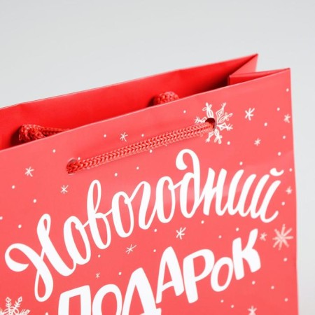 Laminated horizontal "New Year gift", s 5.5 cm x 15 cm x 12 cm, New Year-3