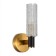 Sconces st. SL1238.301.01. Casali. 1x40 W, E14, 10x24.7 cm, brass color