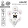 Bouquet of balls “Jokeful wishes”, latex, foil, set: 7 pcs., Mix