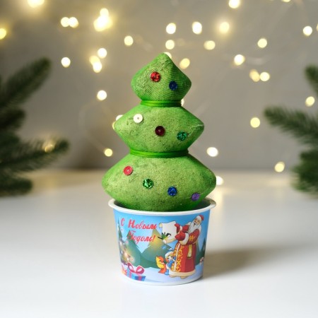 Growing gift grass grass "envelope New Year tree"-3