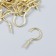 Crook screw for fastening paintings, photo frames 2x3.7 cm