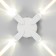 Lamp "Deco" 4xLED 4W 4000K IP66 white 16x4.3x16 cm
