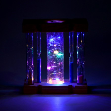 Sanding clock "Shine", souvenir, with backlight, 13.5 x 11 cm-2