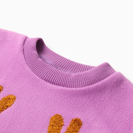 Kit for children (sweatshirt, trousers), purple color, height 92 cm-2