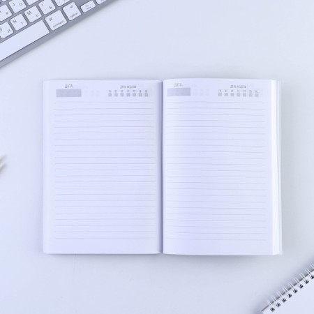 Diary in a thin cover with embossing "Once a dream will come true" A5, 80 sheets-1