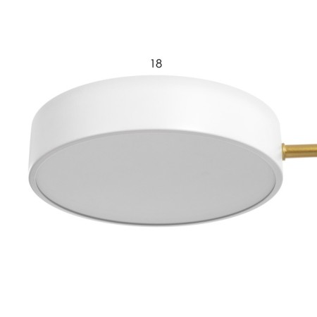 Sendi chandelier 7XLED 150W 3000-6000K white-gold 81x81x21 cm Bayerlux-6