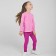 Basic leggings, height 110 cm, purple color